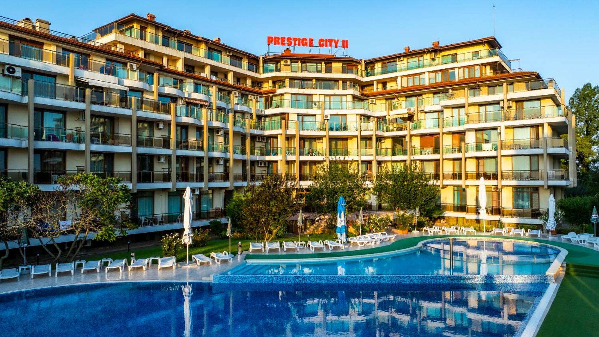 Aparthotel Hotel Prestige City II Primorsko Exterior photo